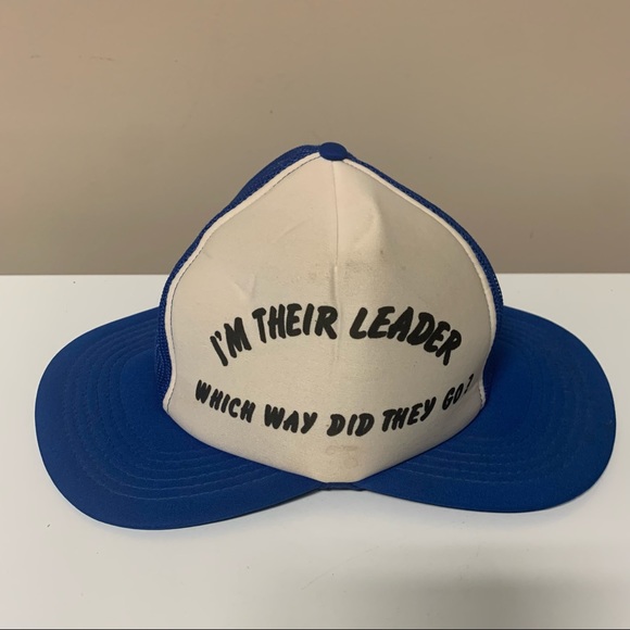 Vtg Double Bill Funny Trucker Hat 